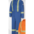 Bulwark Men's Premium Coveralls w/Reflective Trim - Royal Blue